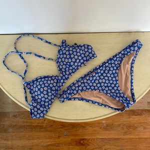 Flower print bikini